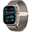 Tech-Protect Milano Λουράκι Μεταλλικό Titanium (Apple Watch 44 / 45 / 46 / 49mm)