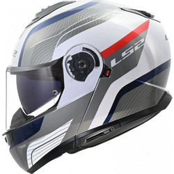 LS2 FF908 Strobe II Monza Grey White Red Κράνος Μηχανής Flip-Up 1700gr