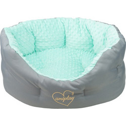 Amiplay Colosseum Φωλιά Κρεβάτι Σκύλου Γκρι Πράσινο Mint 47x40cm