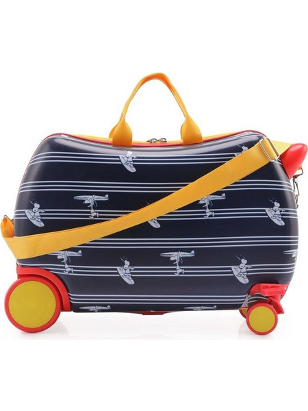 Zoolittle Trunky Snoopy Sporty ZOO-792-002 Παιδική Βαλίτσα Καμπίνας 47x31x23cm με 4 Ρόδες Navy Μπλε