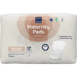 Abena Maternity Pads Σερβιέτες Λοχείας χωρίς Φτερά 5 Σταγόνες 15τμχ