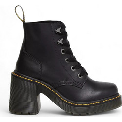 Dr. Martens Γυναικεία Αρβυλάκια Δερμάτινα Μαύρα με Χοντρό Ψηλό Τακούνι Αδιάβροχα 27613001