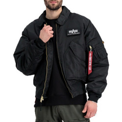 Alpha Industries CWU 45 Ανδρικό Μπουφάν Χειμωνιάτικο Bomber Μαύρο 100102-03