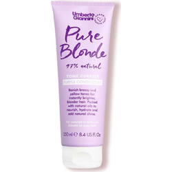 Umberto Giannini Pure Blonde Purple Φυτικό Conditioner για Προστασία Χρώματος & Επανόρθωση για Βαμμένα Mαλλιά 250ml