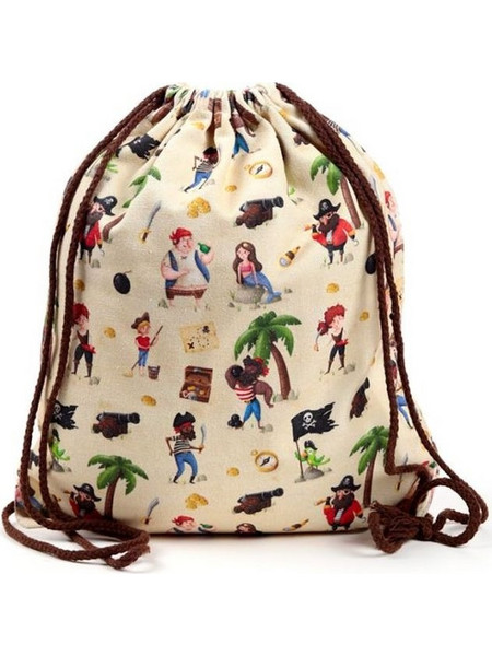 Puckator Παιδική Τσάντα Πλάτης Γυμναστηρίου Μπεζ BAG214