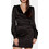 Guess Mini Φόρεμα για Γάμο / Βάπτιση Κρουαζέ Μαύρο W4BK40WGLK2-JBLK