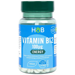 Holland & Barrett Vitamin B12 100μg 120 Ταμπλέτες