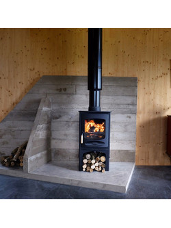 Charnwood C-Six Blue Ατσάλινη Ξυλόσομπα Αερόθερμη 7kW