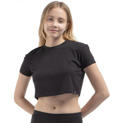 Target Παιδικό Crop Top Κοντομάνικο Μαύρο G24-14570-10