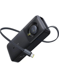 Baseus Free2Pull Power Bank 10000mAh 30W με Θύρα USB-C Power Delivery Black