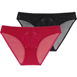 Dorina Clarise Γυναικεία Slip με Δαντέλα 2Pack FXBF0007LA100-2X0314