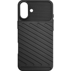 Powertech Thunder Back Cover Black (iPhone 16 Plus)