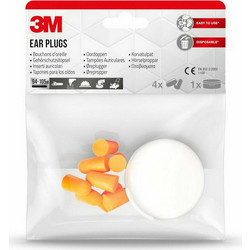 3M Ωτοασπίδες Αφρού 8τμχ Πορτοκαλί