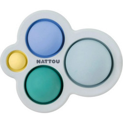 Nattou Pop-it Μασητικό Οδοντοφυίας Μπλε
