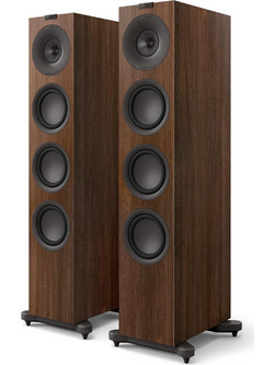 KEF Q-11 Meta Ζεύγος Ηχείων Hi-Fi Δαπέδου 225W 3 Δρόμων Walnut