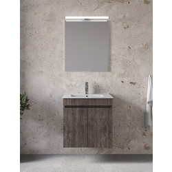 Furnibath Valencia 61 Σετ Έπιπλο Μπάνιου με Νιπτήρα & Καθρέπτη 6VL61CGR
