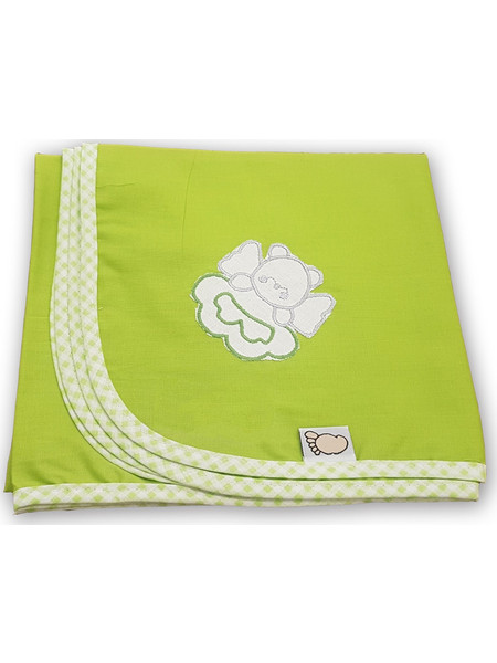 Figlio Bino Bear Πάνα Αγκαλιάς Χασέ Lime 80x72cm 35-02
