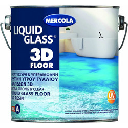 Mercola Liquid Glass 3D Floor 1908 Ρητίνη Υγρού Γυαλιού 24kg
