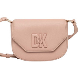 DKNY Γυναικείο Τσαντάκι Χιαστί Δερμάτινο Nude με Στενό Λουρί R41EKC54-NUD