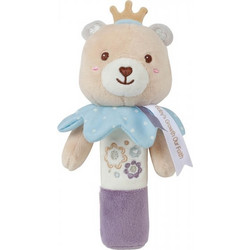 Bebe Stars Teddy Flower Υφασμάτινη Κουδουνίστρα Πίεσης για Νεογέννητα