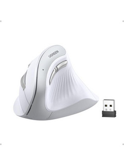 Ugreen MU008 Ασύρματο Bluetooth Ποντίκι Vertical White