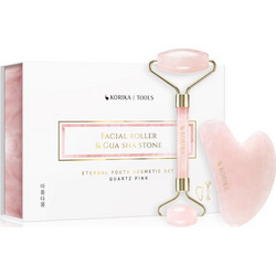 Korika Quartz Pink Σετ Derma Roller με Πέτρα