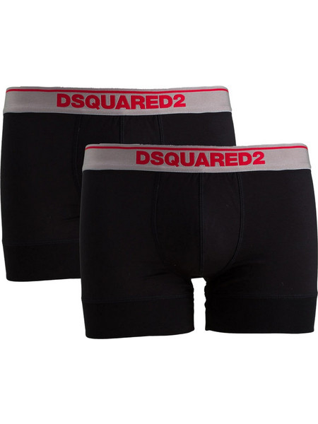 Dsquared2 Ανδρικά Μποξεράκια Σετ 2Pack Μαύρα DCXF50050-001