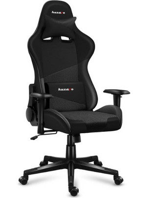 Huzaro Force 6.2 Καρέκλα Gaming Υφασμάτινη με Ρυθμιζόμενα Μπράτσα Μαύρη KG-F-HZRO-136