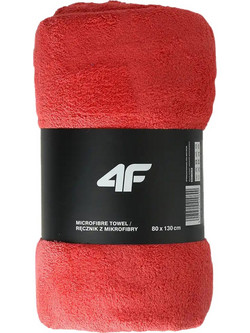 4F Πετσέτα Θαλάσσης Microfiber Κόκκινη 80x130cm 4FWSS25ATOWU051-62S