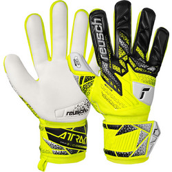 Reusch Attrakt Grip Γάντια Τερματοφύλακα με Προστατευτικά Κίτρινα Μαύρα 5570815-2014