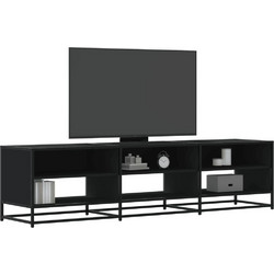vidaXL Έπιπλο Τηλεόρασης Ξύλινο Μαύρο Μ180xΠ40xΥ46cm 3300805