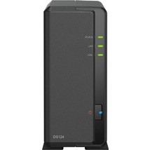 Synology Diskstation DS124 NAS Tower με 1 Θέσεις για HDD / SSD και 1 Θύρα Ethernet & 1 x 12TB