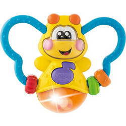 Chicco Baby Senses Lighting Bug Κουδουνίστρα Κρίκος για Νεογέννητα