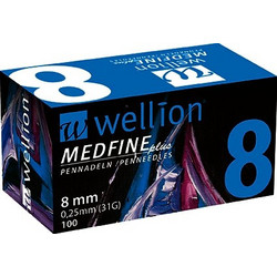Wellion Medfine Plus Βελόνες Ινσουλίνης 31G 8mm 100τμχ