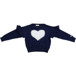 Monnalisa Cuore Παιδικό Φούτερ Navy Μπλε 8040-5601