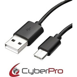 CyberPro CP-UC10 USB-A to USB-C 1m Black 83685