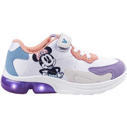 Cerda Minnie Mouse Παιδικά Sneakers με Φωτάκια Λευκά Μωβ 2300005863