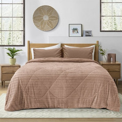 Lino Home Κουβερτοπάπλωμα Υπέρδιπλο 220x240 Stacy Salmon