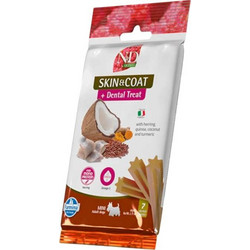 Farmina N&D Quinoa Skin & Coat Dental Treat Adult Mini with Herring, Quinoa, Coconut & Turmeric 60gr