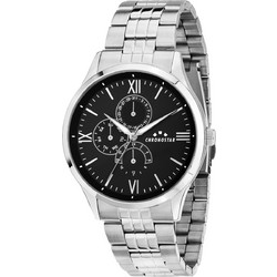 Chronostar Timewister Ανδρικό Ρολόι με Ασημί Μεταλλικό Μπρασελέ R3753319002