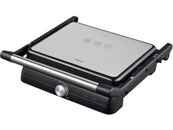 Primo Panini PRPG-40494 Τοστιέρα Γκριλιέρα για 2 Τοστ 2000W Inox