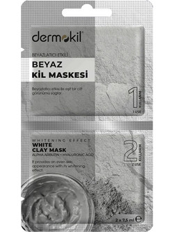 Dermokil White Clay Peel-Off Μάσκα Προσώπου με Άργιλο & Υαλουρονικό 15ml