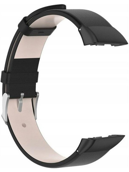 Tech-Protect Smooth Λουράκι Δερμάτινο Black (Huawei Band 6)