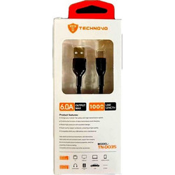 Technovo TN-D035 USB-A to USB-C 1m Black 0024757