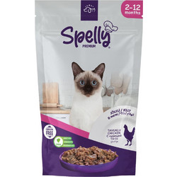 Spelly Premium Kitten Grain Free with Chicken in Jelly 85gr