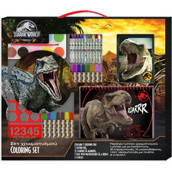 Jurassic World 570933 Σετ Ζωγραφικής με Βαλιτσάκι 54x47cm 31τμχ