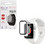 Volte-Tel Πλαστική Θήκη Tempered Glass για Apple Watch 4 / 5 / 6 / SE 40mm Λευκή