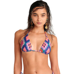 BLU4U Diamond Frame Bikini Top Τριγωνάκι Ροζ Μπλε 25366356-10