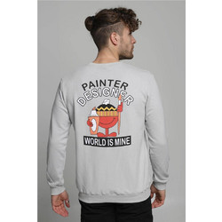 Attitude Painter Ανδρικό Φούτερ Γκρι 88016