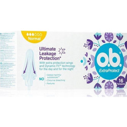 O.B. Extra Protect Normal Ταμπόν για Κανονική Ροή 3 Σταγόνες 16τμχ